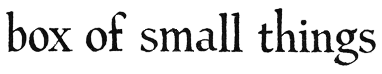 box of small things logo