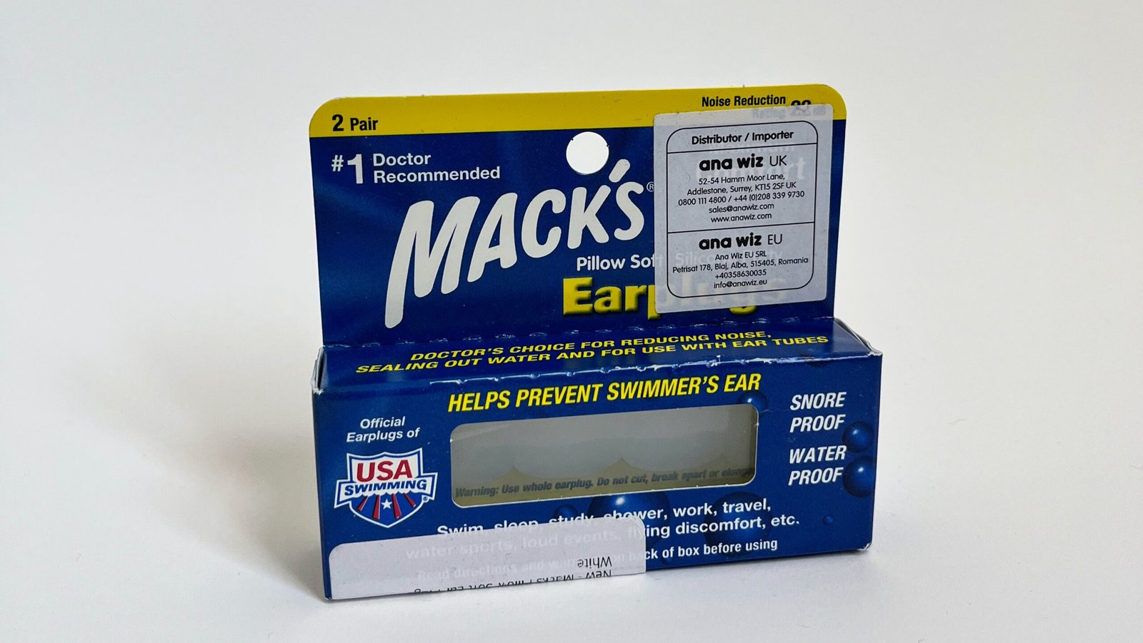 Mack's Pillow Soft silicone putty, an outer-ear seal option for small canals